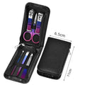 9-18pcs Set Professional Stainless Steel Manicure & Pedicure Kit Precision Nail Care with Travel Case with Nail Clipper Scissor