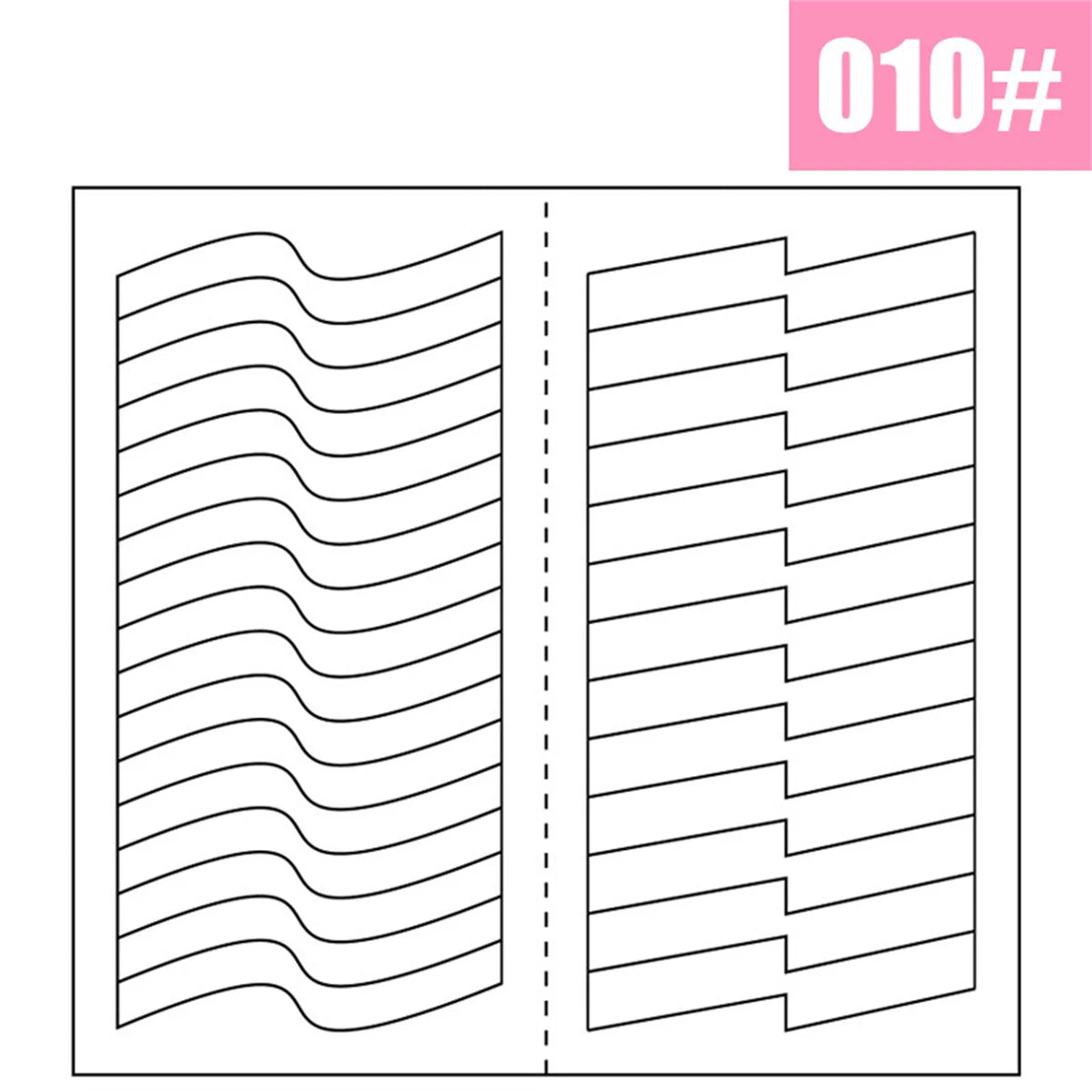 1PCS White French Manicure Strip Nails Sticker Stencil Guide French Nail Art Decals Form Fringe DIY Line Tips Decoration Tools