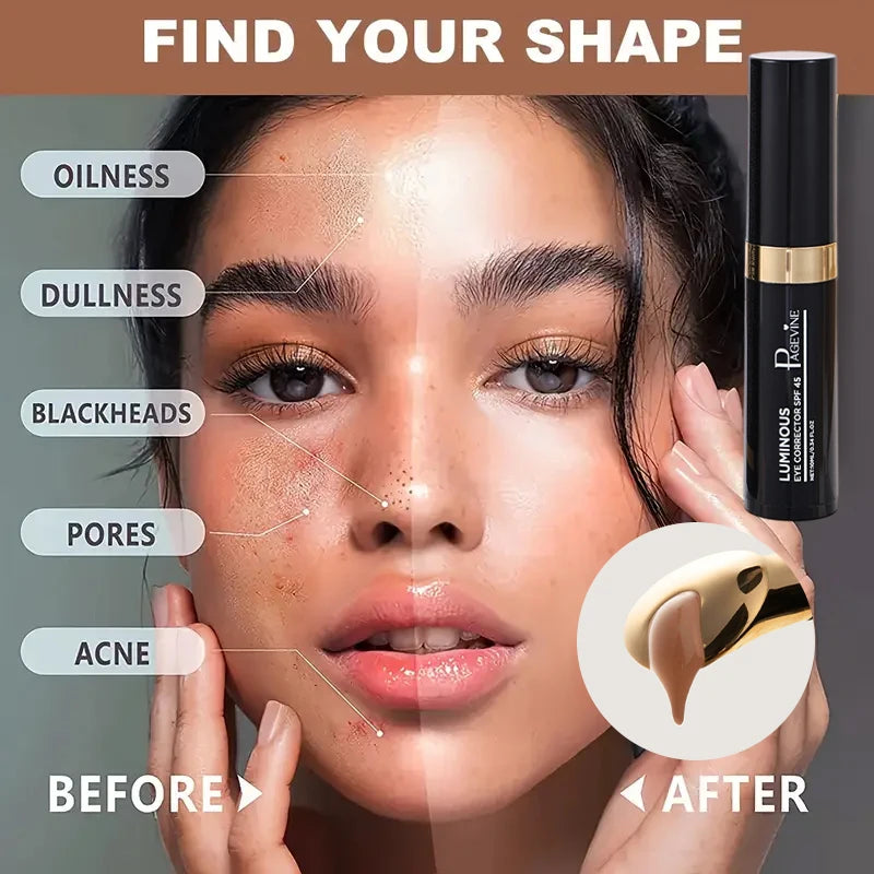 Anti-Aging,Moisturizing Eye Concealer Stick Makeup -Conceals Dark Circles & Fine Lines Full Coverage Concealer foundation Makeup