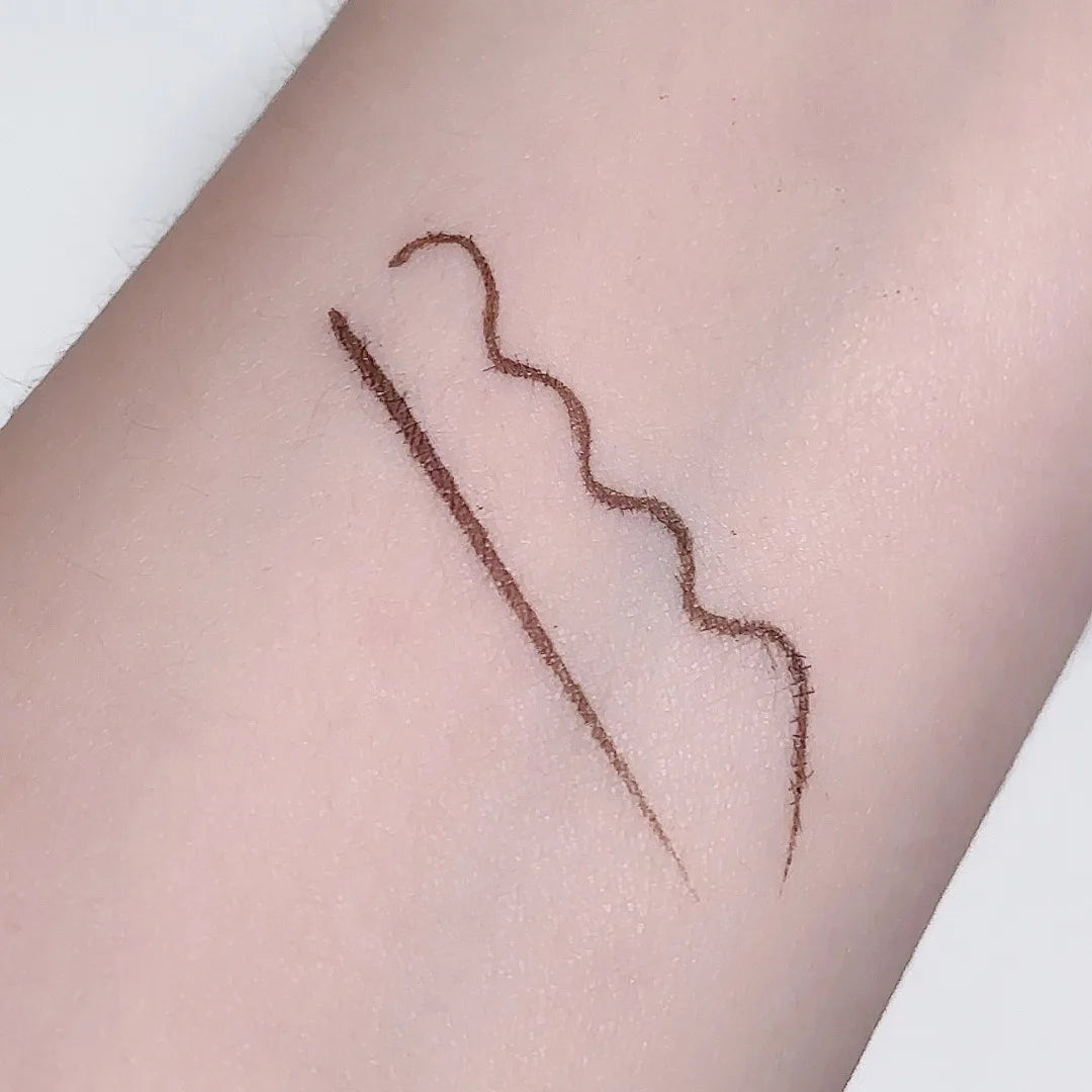 Curved Eyeliner Pen Quick Dry Liquid Eye Liner Easy To Draw Ultra-fine Lying Silkworm Pencil Black Brown Lower Eyelash Makeup