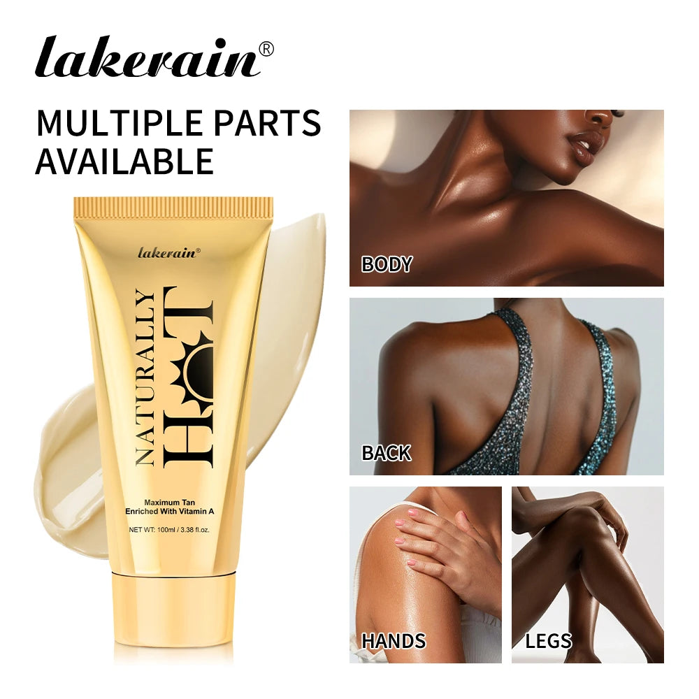 AG Hot Tanning Cream long-lasting Promote Tanning Cream for Bronzers Skin Smooth Application Non Sticky For All Skin Types Care