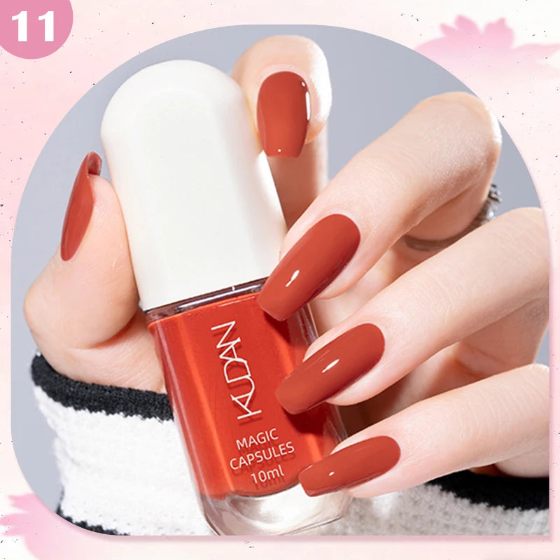 10ml Water-Based Peel Off Nail Polish 40 Colors Long Lasting Quick Drying No Need of Lamp to Cure Nail Supplies Manicure Nails