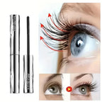 Steel Tube Mascara - Volumizing & Lengthening 3D Curling Eyelash Iron Mascara,Smudge-Proof Lasting Lashes Primer Makeup Beginner
