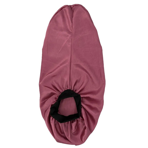 Silky Long Bonnet For Sleeping Solid Color Night Cap For Women Hair Care Tools For Sleeping In Overnight