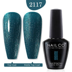 NAILCO Red Colors Series 15ML Nail Gel Polish Nail Supplies Semi Permanent For Nail Art Manicure Soak Off LED UV Hybrid Varnish