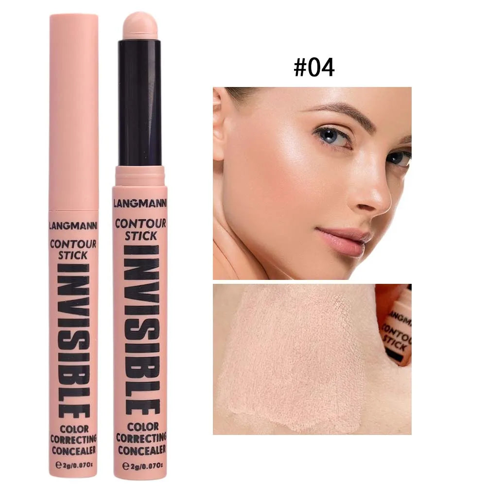 6 Colors Modify Skin Tone Concealer Contour Stick Full Cover Spot Blemish Acne Marks Concealer Waterproof Lasting Face Cosmetics