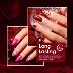 GELLEN Dark Red Jelly Transparent Gel Nail Polish Pink Skin 6pcs Set Quick Air Dry Autumn Winter Nails Polishes 10ml 2026 New