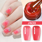 BORN PRETTY Milky White Jelly Nude Gel Nail Polish 10ml White Translucent Soak Off Gel Vernis Semi Permanent Need UV Light Cure