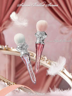 Flower Knows Swan Ballet Collection 6 Color Palette Embossed Blush Shine Lipstick Fairy Tale Ballet Makeup Gift Set