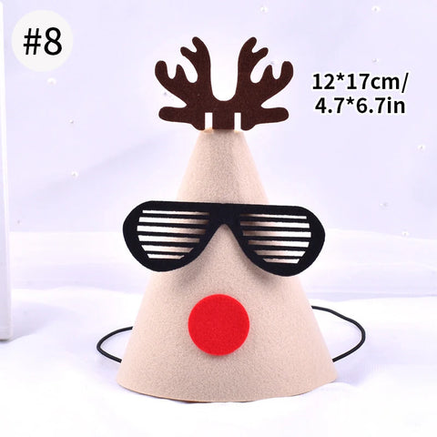 Christmas Hat Headwear INS Christmas Tree Hat 2026 New Year Party Atmosphere Photo Props Children Christmas Festival Costumes