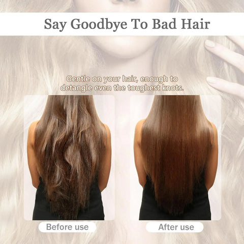 9-Rows Cushion Nylon Bristle Hair Brush Classic Detangling Wet Dry Curly Hair Defining Separating Shaping Styling Tool