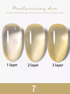 1-30pcs PSK Nude Pink Color Nail Art Ice Transparent Bare Color Nail Enamel 2026 New Net Red Popular White Gel Nail Polish