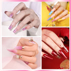 Gel Nail Polish Kit Manicure Art Decorations Set With Nail Dryer Semi Permanent Gel Varnish Set Professional Nail Art Tools Kit