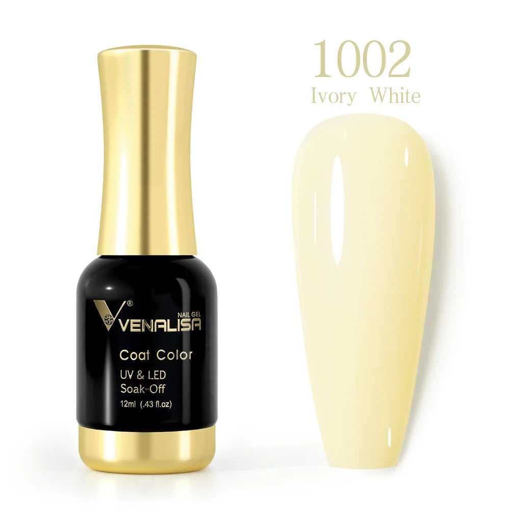 Venalisa 12ml Platinum Gel Nail Polish Super Shiny Effect Nail Gel Perfect Soak off UV&LED Nail Color Foil Chrome Gel Polish
