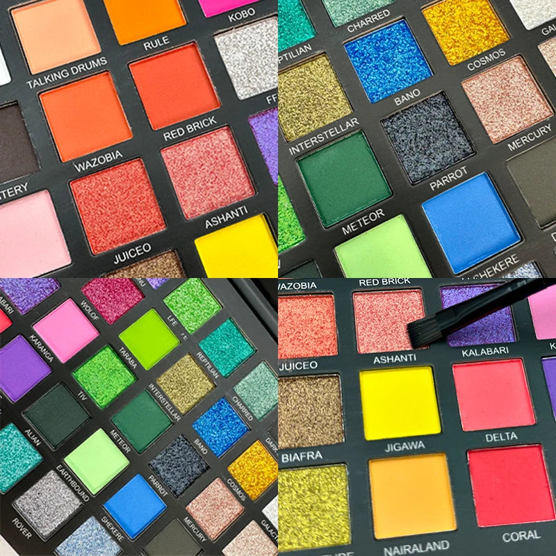 50Color Eye Shadow palette Matte Shimmer Makeup Plate Highly Colored Color Powder Durable Waterproof Eye Shadow Makeup Cosmetics