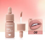 Febble 12 Color Ink Lip Gloss Matte Nude Velvet Liquid Lipstick Multifunctional Long-lasting Lip Cosmetics for Women & Girls