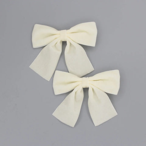 2025 Christmas Cute Velvet Bow Hairpins Children Girls Kid Hair Clips Barrettes Accessories Hairclip Headwear Headdress Ornament