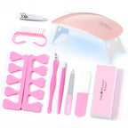 Manicure UV LED Lamp Kit Set UV Lamp and 20000RPM Nail Drill Machine Kit and Remove Dead Skin Manicure Tools Set