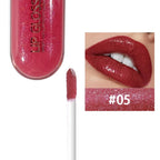 Christmas 12 Colors Glitter Lip Gloss Long Lasting Diamond Pearlescent Metallic Liquid Lipstick Moisturizing Lip Glaze Cosmetics
