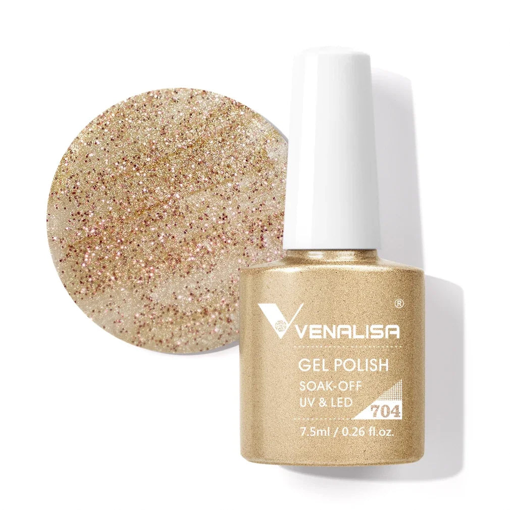 Venalisa VIP4 Nail Gel Polish HEMA/TPO FREE Full Coverage Beautiful Semi Permanent Soak Off UV LED Gel Nail Polish Gel Lacquer