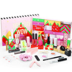 POPFEEL Surprise Gift Box Makeup Set for Girls – 20-Piece Face, Eye, and Lip Cosmetics and Beauty Tools Combination Set.