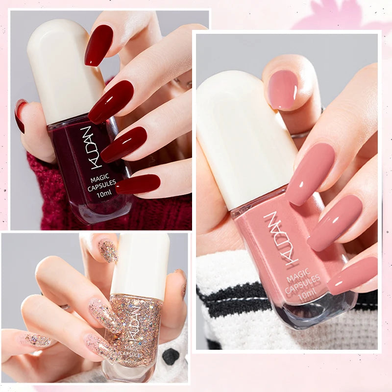 10ml Water-Based Peel Off Nail Polish 40 Colors Long Lasting Quick Drying No Need of Lamp to Cure Nail Supplies Manicure Nails