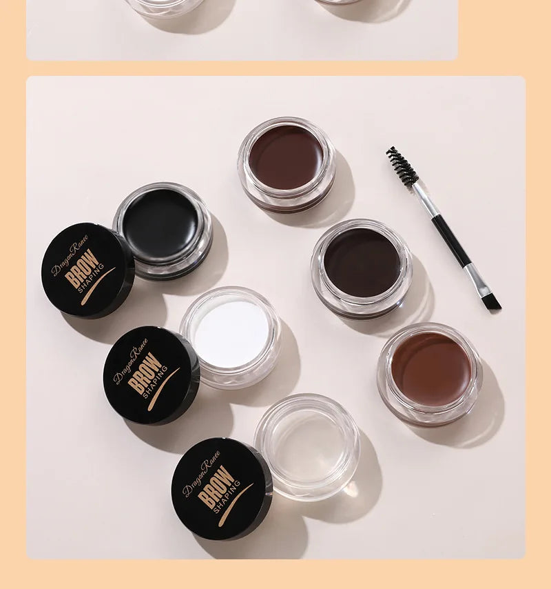 Dragon Ranee 6color Wild Eyebrow Styling Eyebrow Cream Styling Eyebrow Gel Soap Wax White Eyebrow Cream