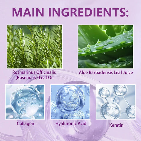 Purple Repair Hair Mask Keratin Deep Nourishing Dry Frizzy Damaged Treatment Collagen Magical 5 Second Soft Shiny Care