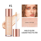 2 IN 1 Skincare & Primer Liquid Highlighter Face Contouring Moisturizing Brightening Skin Tone Bronzer Glow Body Face Makeup