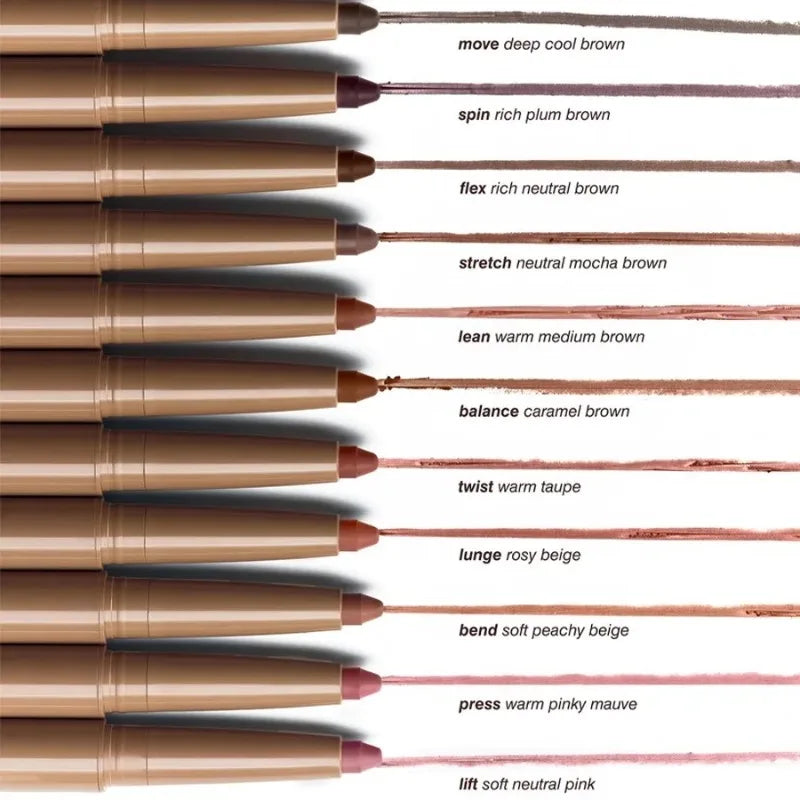 Luxury Matte Lip Liner Long-Lasting Smooth Brown Application for Perfect Outline & Filling, Versatile Shades for All Skin Types