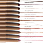 Luxury Matte Lip Liner Long-Lasting Smooth Brown Application for Perfect Outline & Filling, Versatile Shades for All Skin Types