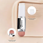 2-in-1 Temperature Changing Foundation Stick Facial Coverage Blemishes Pores Double-Headed Face Matte Foundation Cream Makeup