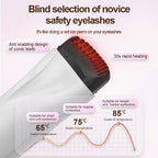 Heated Eyelash Curler Electric 3Modes Eye Lashes Eyelash Grafting Long Lasting Makeup Tools Hot Viewer for hot beulah