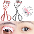Professional Stainless Steel Eyelash Curler with Comb Portable Not Hurting Eyelashes Face Beauty Eyelash Curler Eye Makeup Tool