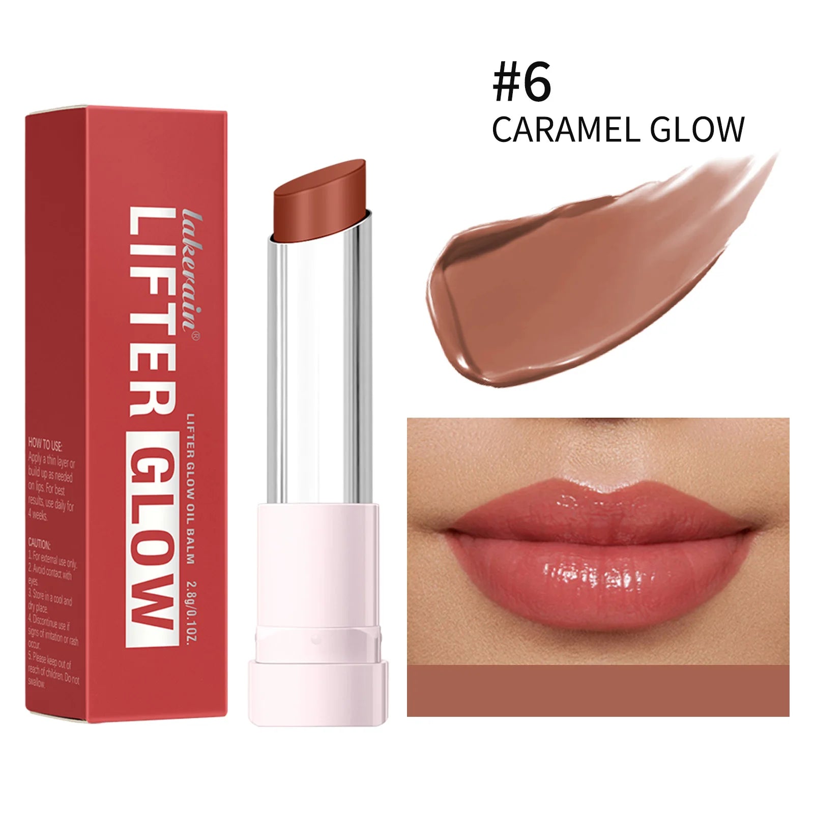Lip Balm Lifter Glaze Oil Balm with Hyaluronic Acid and Hydrating Oil Blend with 24HRs of Smooth Moisturizing Shine Pink Makeup