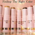 Facial Stick Foundation Full Coverage Dark Skin Foundation Makeup Lasting Oil-control Concealer Base Cream Matte Natural Primer