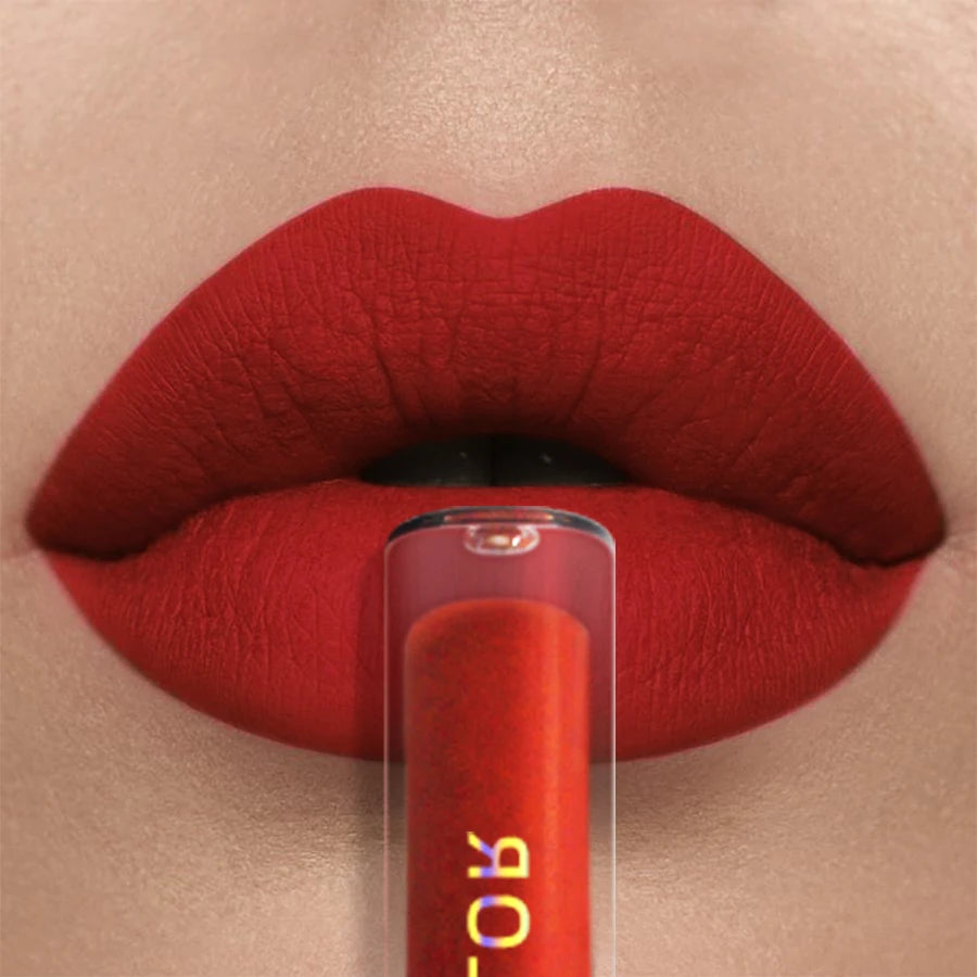 Lip Glaze Matte Nude Color Long Lasting Waterproof Liquid Lipstick Moisturizing Lip Stain Lip Tint Makeup Lip Gloss  lip plumper