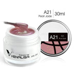 30ml Venalisa Builder Jelly Gel French Soak Off UV LED Poly Nail Gel Pearl Pink Funny Bunny Nail Extension Nail Manicure