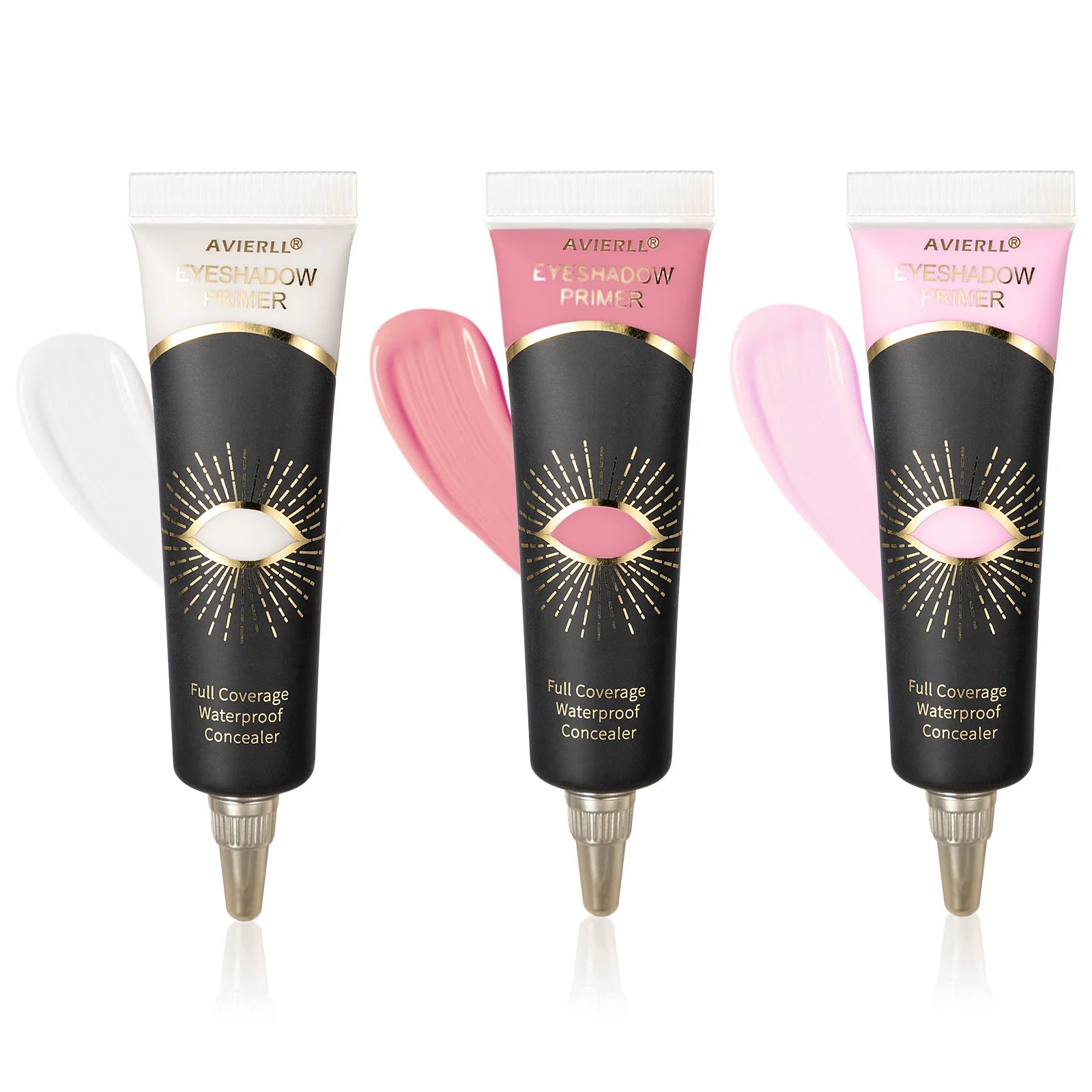 Long-Lasting Matte Eyeshadow Primer: Waterproof, Full-Coverage Eye Makeup Base in Medium Cream Form