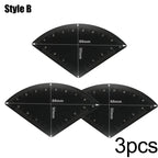 Stainless Steel Drawing Eyebrow Design Ruler for Tattoo Makeup Beginners Fast EyeBrow Drawing Auxiliary Tool Tattoo Accessories