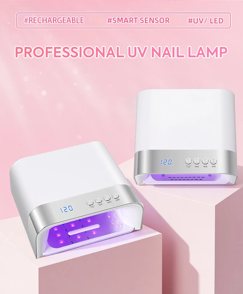 168W UV LED Nail Lamp 36LEDS Gel Polish Drying Lamp With Automatic Sensing 4 Timer Professional Nail Dryer Manicure Salon Tools