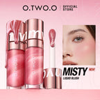 O.TWO.O Liquid Blush Face Blusher Moisturizing Long Lasting Natural Silky Weightless Matte High Pigment Matte Blush Face Makeup