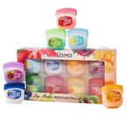 8 Pieces Vaseline Lip Balm Set Rose Lemon Flavor Moisturizing Anti-Dry Crack Long Lasting Nourishing Lip Mask Lip Care