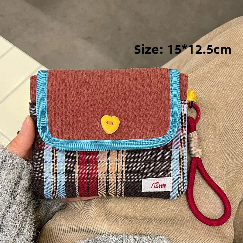 Data Cables Organizer Sanitary Pads Bag Large Capacity Contrast Color Cosmetic Bag Multipurpose Napkin Pouch Storage Bag Makeup