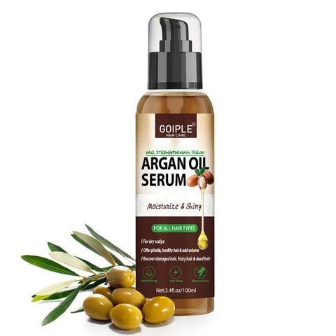 100ml Natural Argan Oil Hair Serum Repair Strengthening Moisturize Shiny Hair Healthy Scalps Treatment Care Conditioner