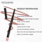 Nude Matte Lip Liner Pencil Lipstick Tint Makeup Waterproof Lasting Non-stick Lipstick Lip Liner Cosmetic