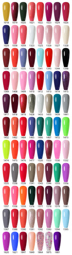 NAILCO 15ml 10pcs/Set Nude Colors Gel Nail Polish UV Gel Nail Polish Pink Nail Lakiery Esmalte Top Base Nail Art Design Vernis