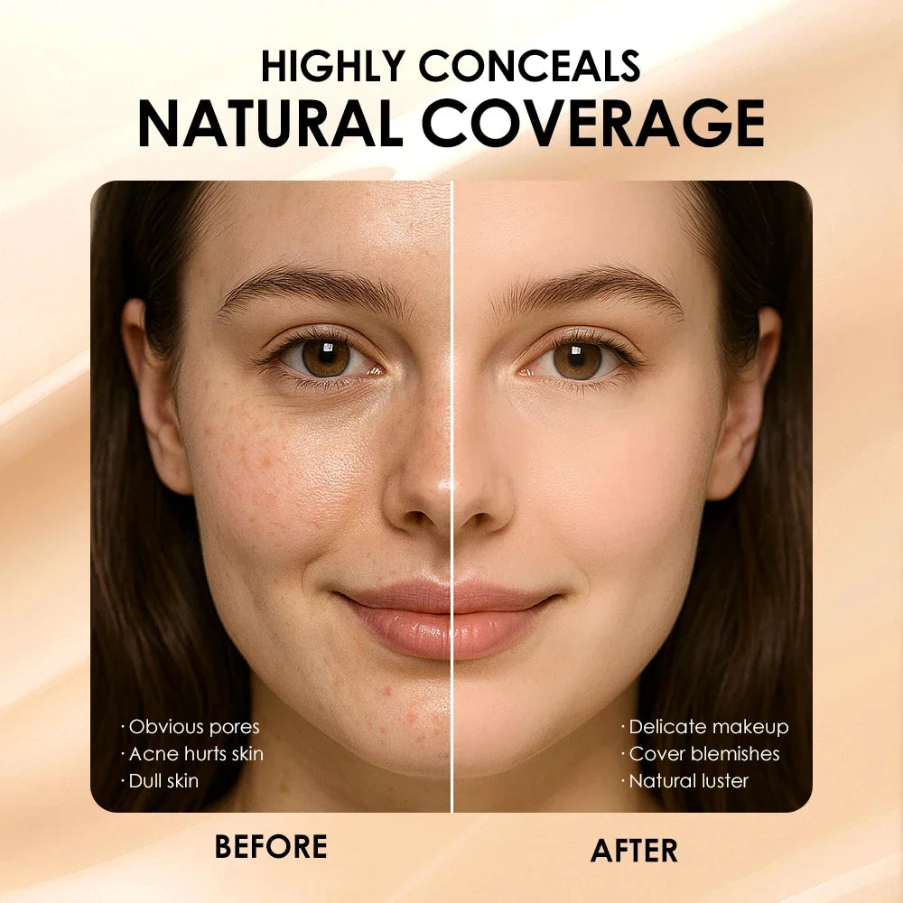 Skin Camo Concealer - Tattoo & Blemish Cover Foundation, Smudge-Proof, Sweat-Resistant, Buildable Matte Finish BB Cream Cosmetic