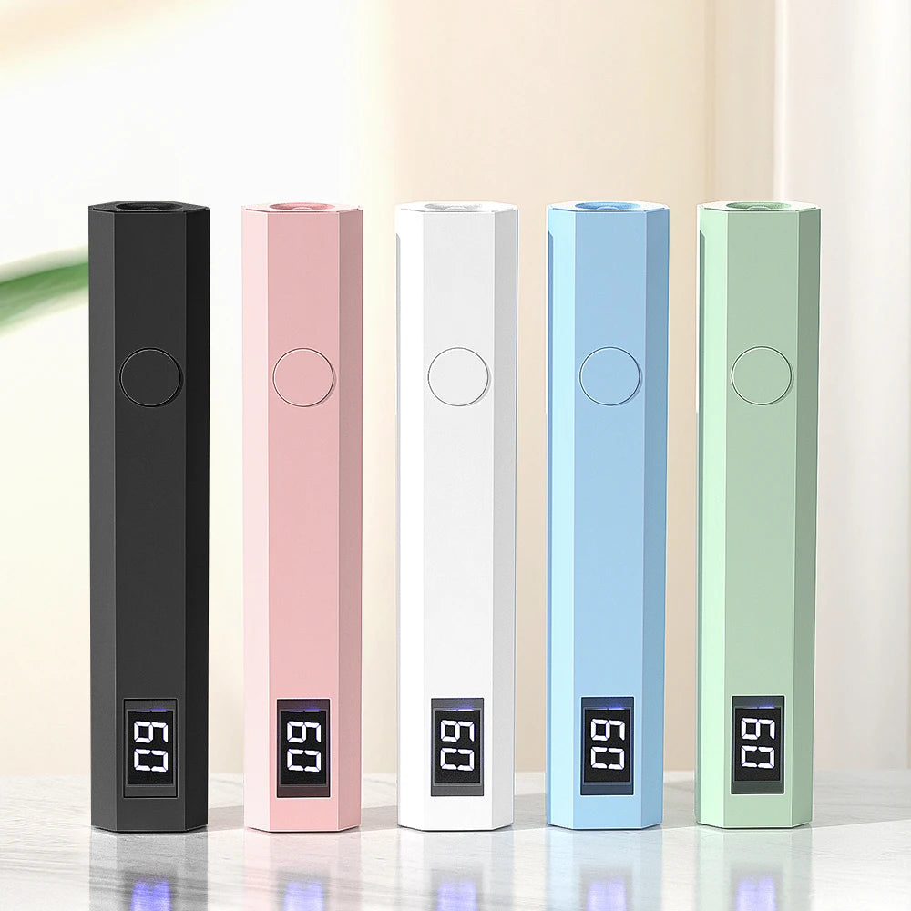 YIKOOLIN Convenient Handheld Nail Dryer Lamp UV/LED Nail Curing All Gel Polish Nail Art Tool Nail Art Convenient Nail Lamp