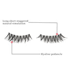 10Pairs Full Strip Lashes Wispy Hand Made Makeup Free Shipping Eyelash Natural False Individual Japanese Maquillaje Coreano